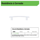 Puxador para Porta Camarão Unitário 10cm Zamac Cromado Versat União Mundial