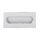 Puxador para Porta de Madeira Concha 10,2cm Aço Inox Polido