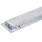 Puxador para Porta Concha Alumínio Brilhante Prata 30cm