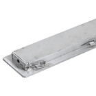 Puxador para Porta Concha Alumínio Fosco Escovado 30cm