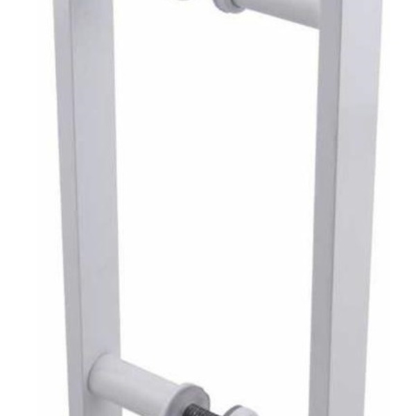 Puxador Para Porta De Madeira Vidro Pivotante Barra Chata Alu