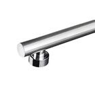 Puxador Para Porta De Passagem Anello Duplo 600mm Inox Polido