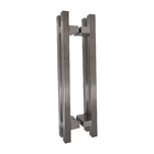 Puxador para Porta Duplo 600mm Inox Escovado Vesfer