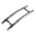 Puxador Para Porta Duplo Em Inox Belíssima Eco 70cm Geris Pra