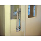 Puxador Para Porta Duplo Em Inox Verona Eco 100cm Geris Prata