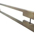 Puxador Para Porta Iuna 50x20mm 100cm Ouro Velho Aço Inox