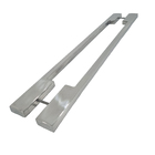 Puxador Para Porta Iuna 50x20mm 120cm Polido Inox 304