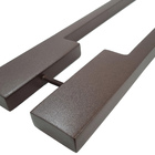 Puxador Para Porta Iuna 50x20mm 150cm Corten Inox 304