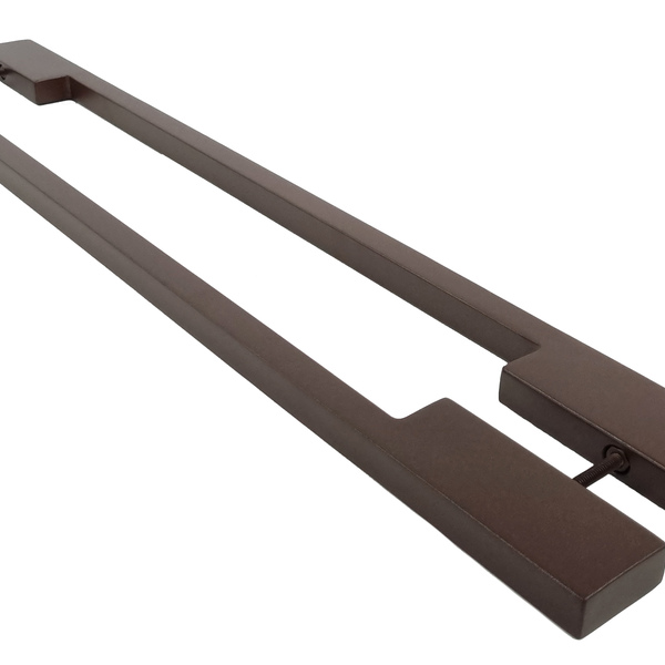 Puxador Para Porta Iuna 50x20mm 200cm Corten Inox 304