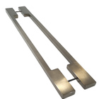 Puxador Para Porta Iuna  50x20mm 30cm Ouro Velho Inox 304