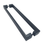 Puxador Para Porta Jacaraipe Aço Inox 30x10mm 40cm Preto