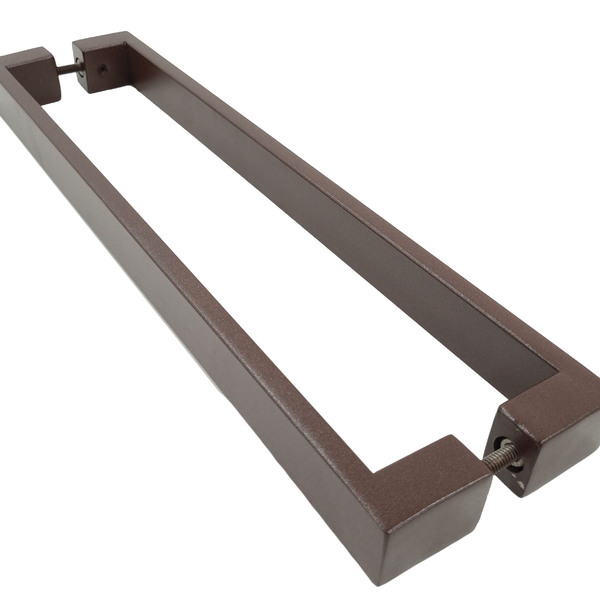 Puxador Para Porta Jacaraipe Aço Inox 30x10mm 75cm Corten
