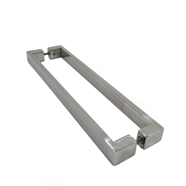 Puxador Para Porta Jacaraipe Aço Inox 30x10mm 75cm Polido