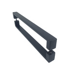Puxador Para Porta Jacaraipe Aço Inox 30x10mm 75cm Preto