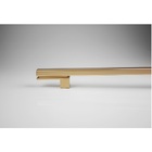 Puxador Para Porta Living Dourado Zen Duplo 50 Cm (500 Mm) Zp
