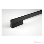 Puxador Para Porta Minimalist Duplo 300mm (30cm) Preto Zen Zp
