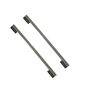 Puxador Para Porta Minimalist Niquel Velho Zen Duplo 1500mm (1,5