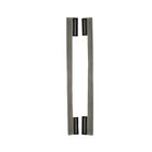 Puxador Para Porta Minimalist Niquel Velho Zen Duplo 1 Metro