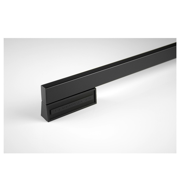 Puxador Para Porta Minimalist Zen Preto Duplo 500mm (50 Cm) Zp2535
