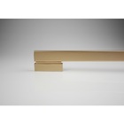 Puxador Para Porta Moma Dourado Zen Duplo 50 Cm (500 Mm) Zp11