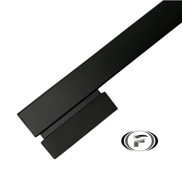 Puxador Para Porta Moma Preto Zen