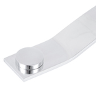 Puxador Para Porta de Madeira, Vidro e Metal Onda 60cm Alumínio Polido