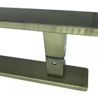 Puxador Para Porta Pivotante Madeira E Vidro Inox Ouro Velho