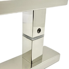 Puxador Para Porta Pivotante Madeira E Vidro Inox Polido 40 Cm