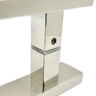 Puxador Para Porta Pivotante Madeira E Vidro Inox Polido 50 Cm