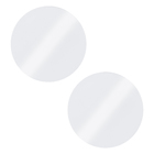 Puxador Para Porta de Madeira, Vidro e Metal Redondo 10cm Alumínio Polido