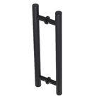 Puxador para Porta Tubular Reto 40cm Alumínio Preto Fosco Vesfer