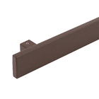 Puxador para Porta Tubular Reto 50cm Aço Inox Corten Geris