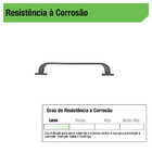 Puxador para Porta Unitário 15cm Zamac Oxidado Classic União Mundial