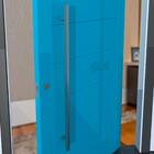 Puxador Para Portas Aristocrata Aço Inox Escovado - 1 20 M -