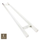 Puxador Para Portas Aristocrata Aço Inox Escovado - 1 20 M -