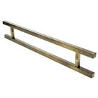 Puxador Para Portas Aristocrata Ouro Velho Antique - 1 0 M -