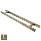 Puxador Para Portas Aristocrata Ouro Velho Antique - 1 0 M -