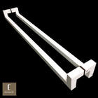 Puxador Para Portas Athenas Branco Brilhante - 82 5 Cm - Fura