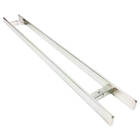 Puxador Para Portas Clean 1 M Aço Inox Escovado