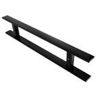 Puxador Para Portas Clean 1 M Preto Fosco