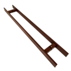 Puxador Para Portas Clean 30 Cm Corten