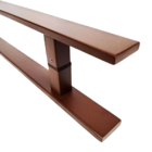 Puxador Para Portas Clean 40 Cm Corten