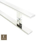 Puxador Para Portas Clean Aço Inox Polido Brilhante - Puxador