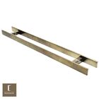 Puxador Para Portas Clean Ouro Velho Antique - 40 Cm - Furaçã