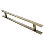 Puxador Para Portas Clean Ouro Velho Antique - 40 Cm - Furaçã