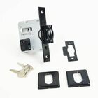 Puxador Para Portas Clean Preto Fosco   - 1 5 M Entre Furos 1