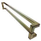 Puxador Para Portas Deslocado Athenas Ouro Velho Antique - 62