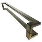 Puxador Para Portas Deslocado Grécia Ouro Velho Antique - 64