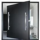 Puxador Para Portas Duplo 30 Cm Puma 100pm Polido Brilhante