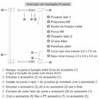 Puxador Para Portas Em Aço Inox 80 Cm Docol 800do Polido